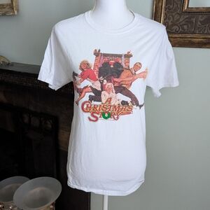 A Christmas Story T-shirt Women's Small Graphic Short Sleeve Movie White